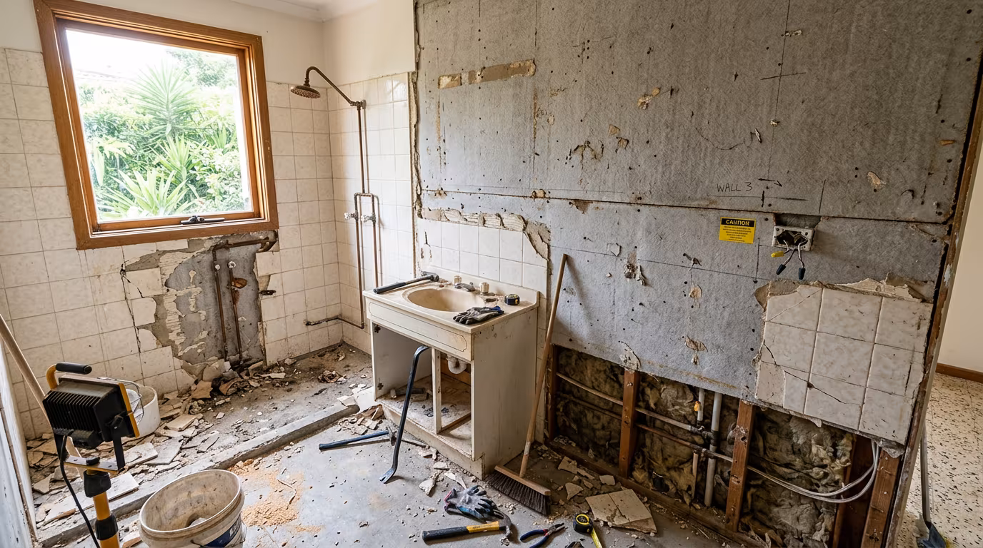 Where Asbestos Hides in Older Bathrooms