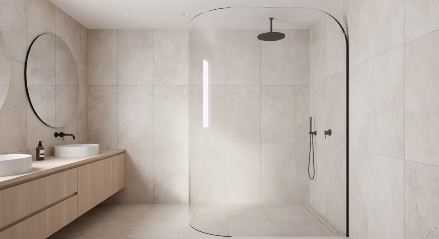 Curved & Arched Shower Screens for Illawarra Homes