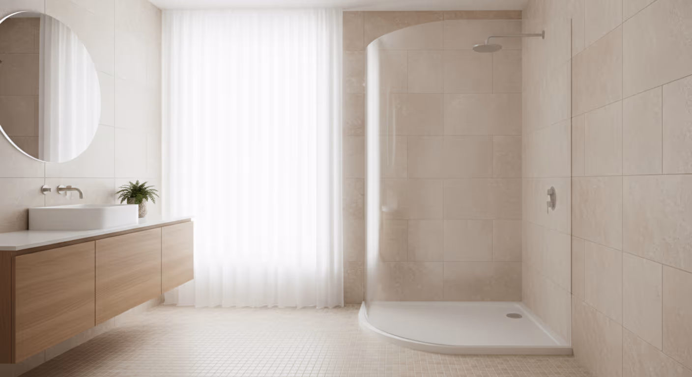 Radius & Curved Corner Screens for Tight Spaces