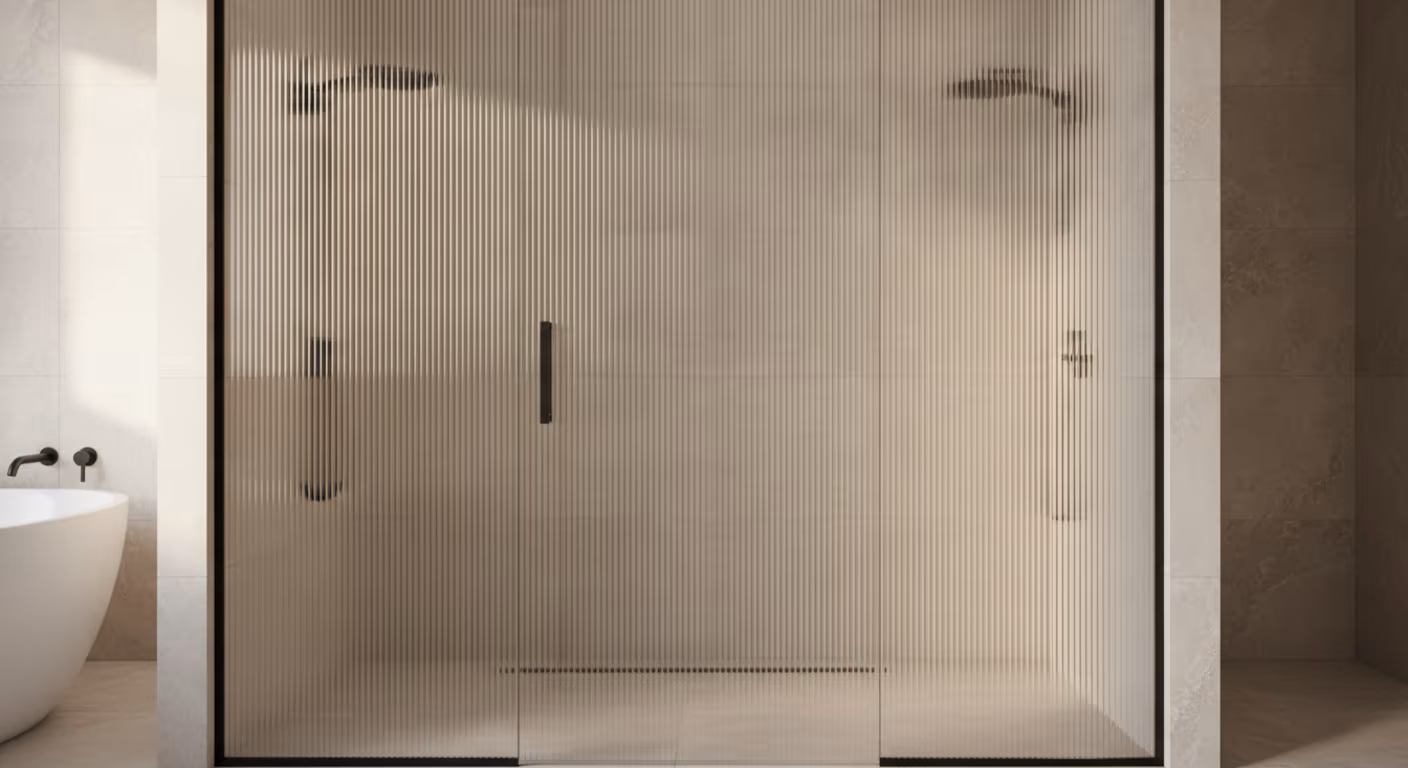 Framed, Semi-Frameless or Frameless Fluted Screens