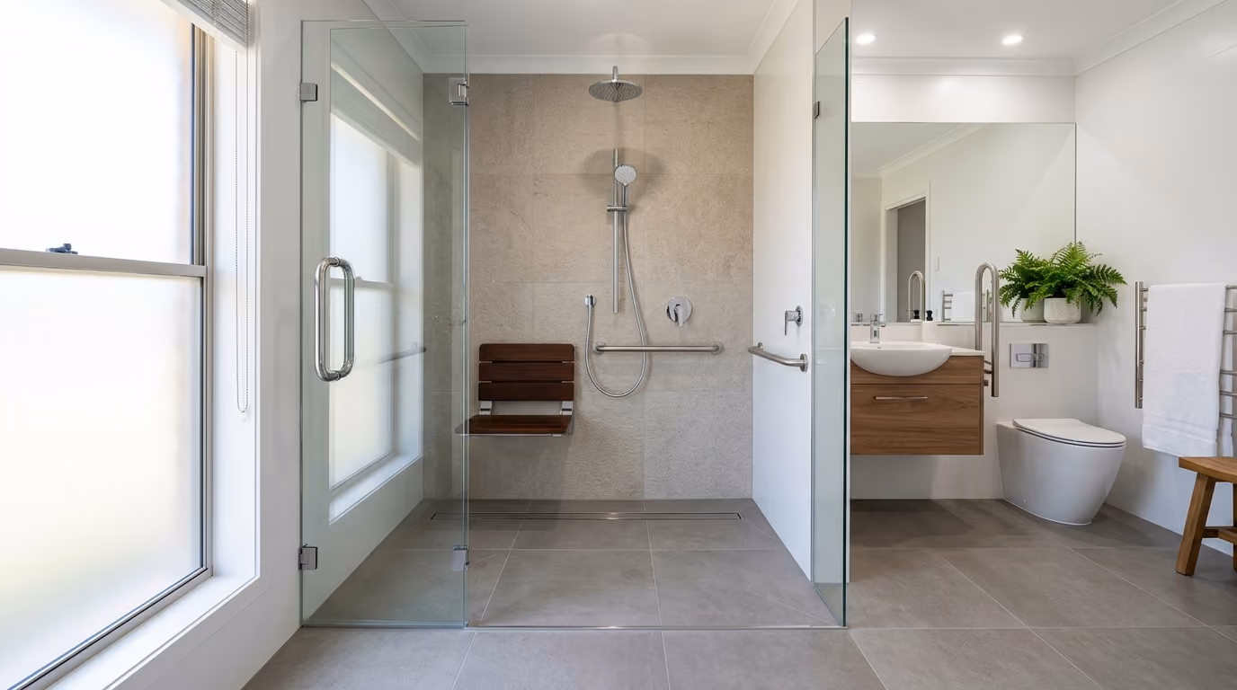 Curbless & Level-Entry Showers for Accessibility