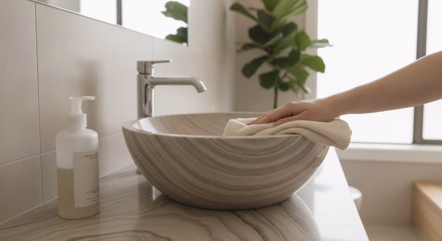 Caring for Stone Basins in a Coastal Climate