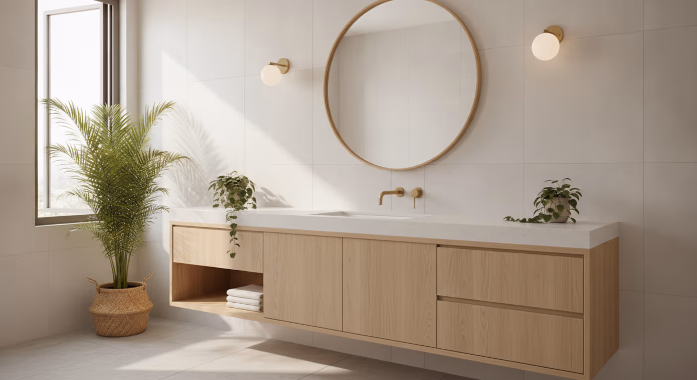 Why Oak Is a Favourite in Coastal Bathrooms