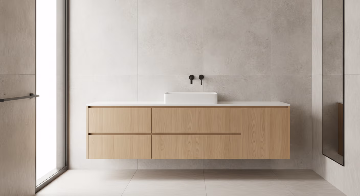 Wall-Hung or Floor-Standing Timber Vanities