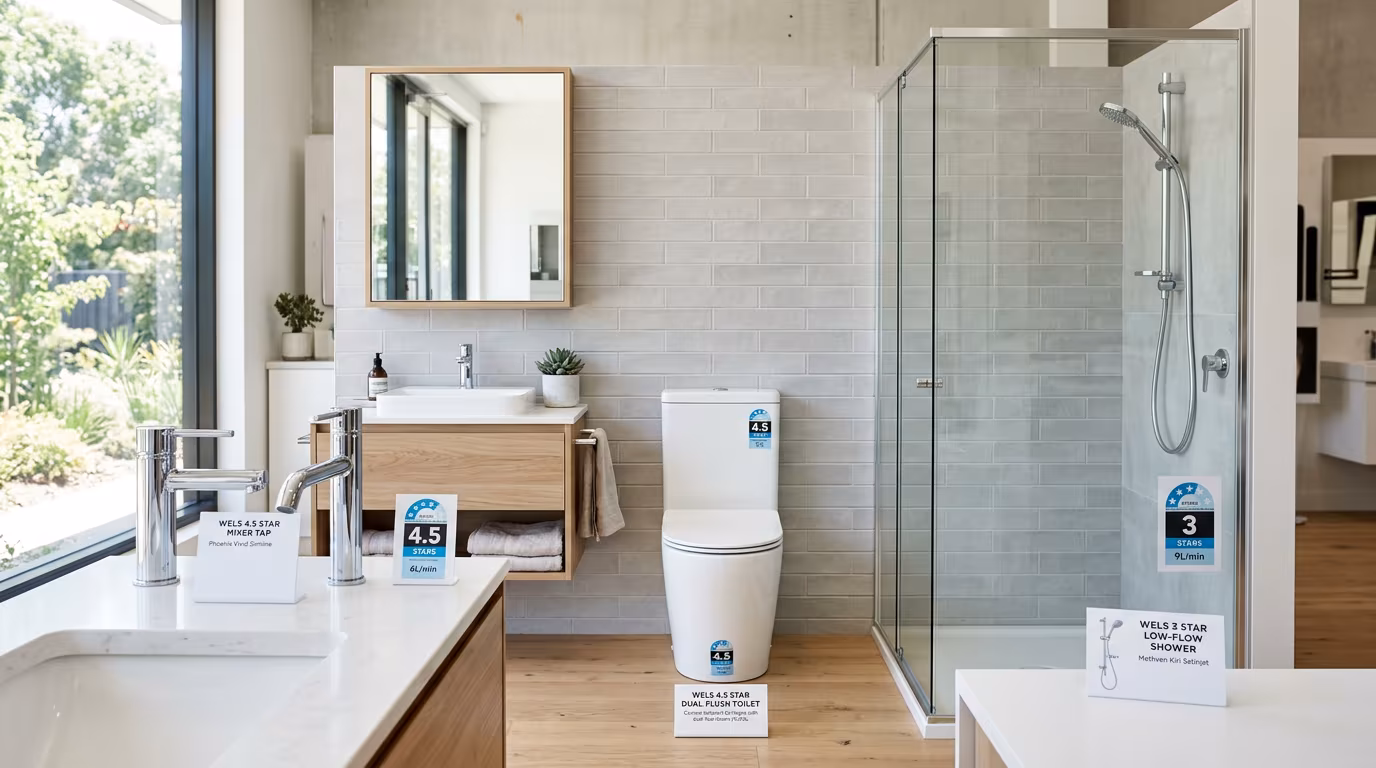 Choosing WELS-Rated Tapware, Toilets and Showers