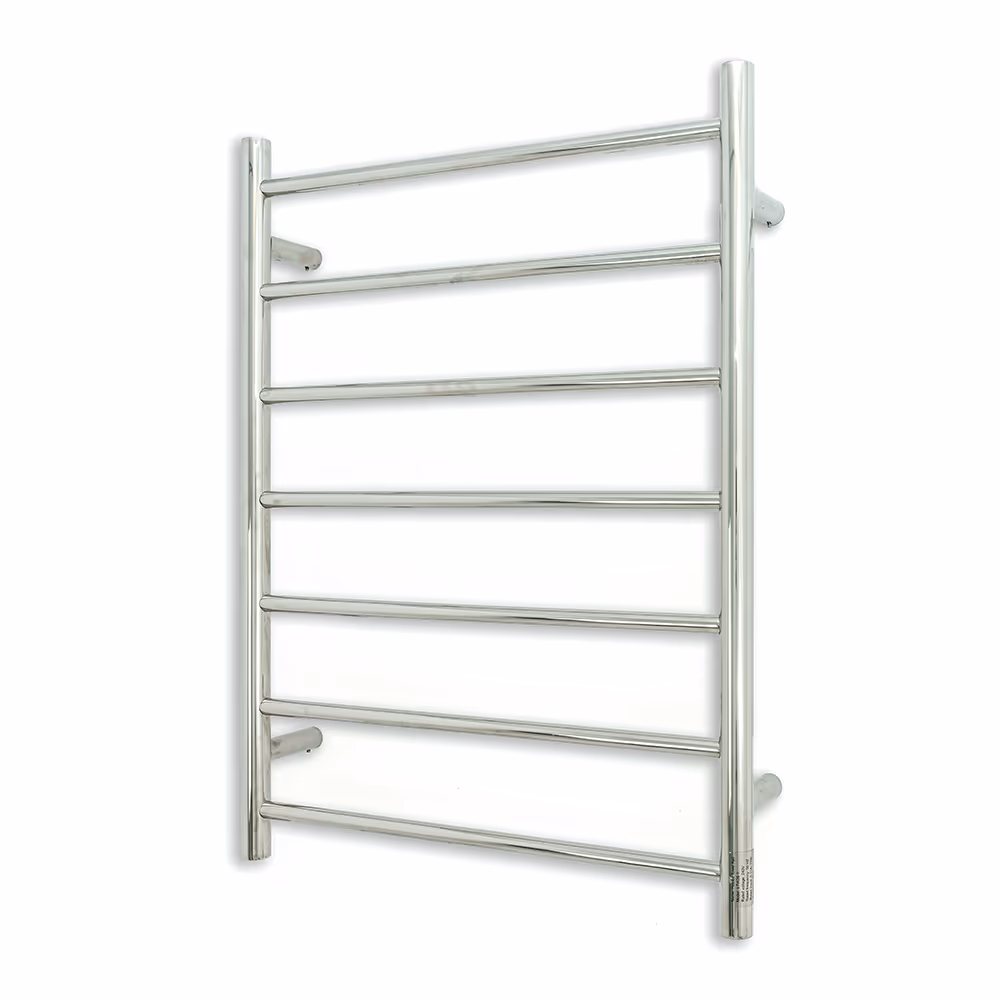 Radiant Heated Round Ladder 600 x 800mm — Mirror Polished