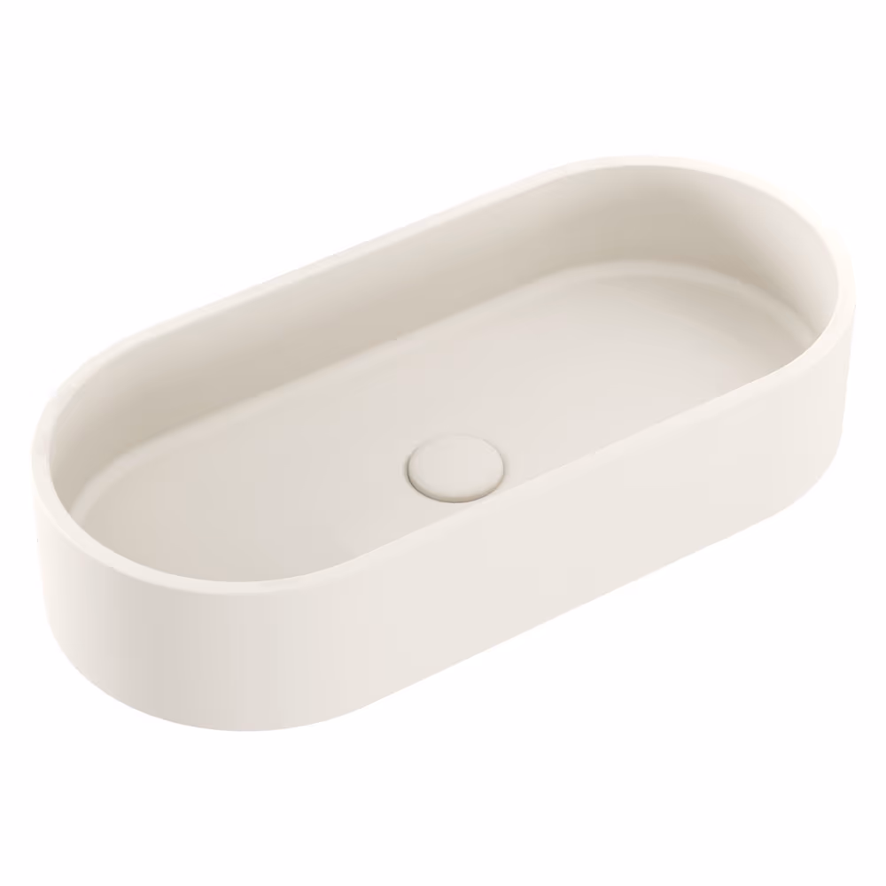 Fienza Jada Pill Concrete Above-Counter Basin (Warm White)