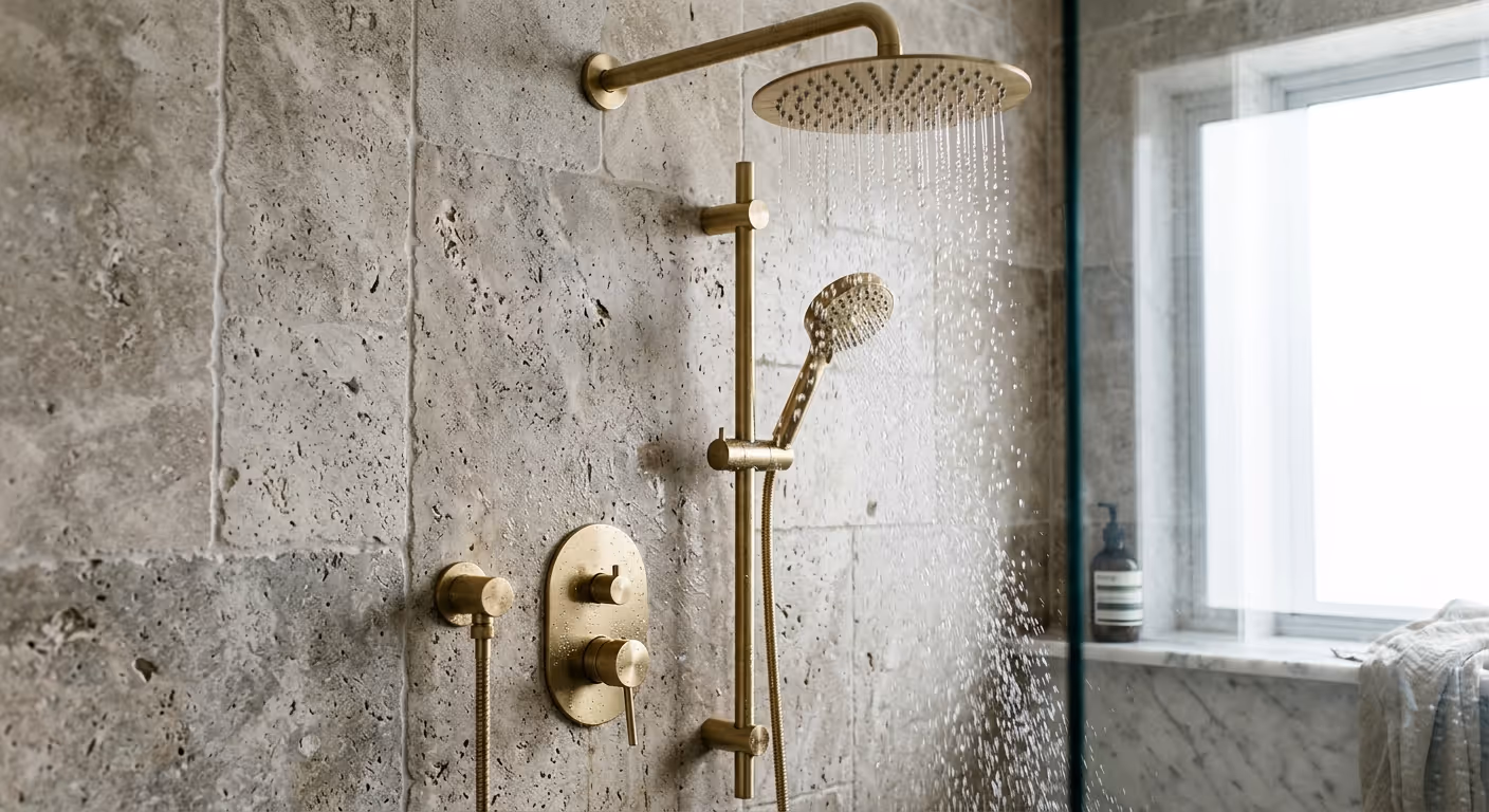 Showers at Just Bathrooms, Wollongong