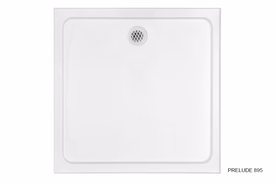 Decina Prelude 895/1000 Rear Outlet Shower Base