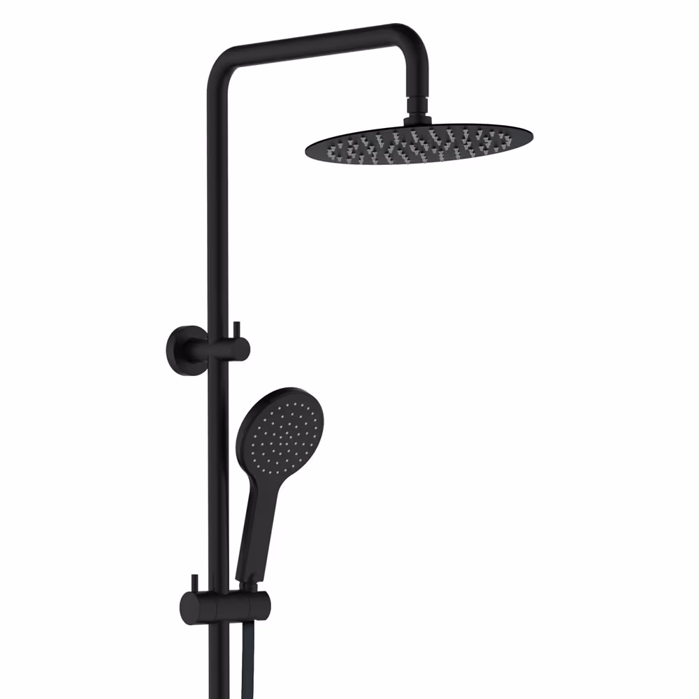Fienza Kaya Twin Shower — Matte Black
