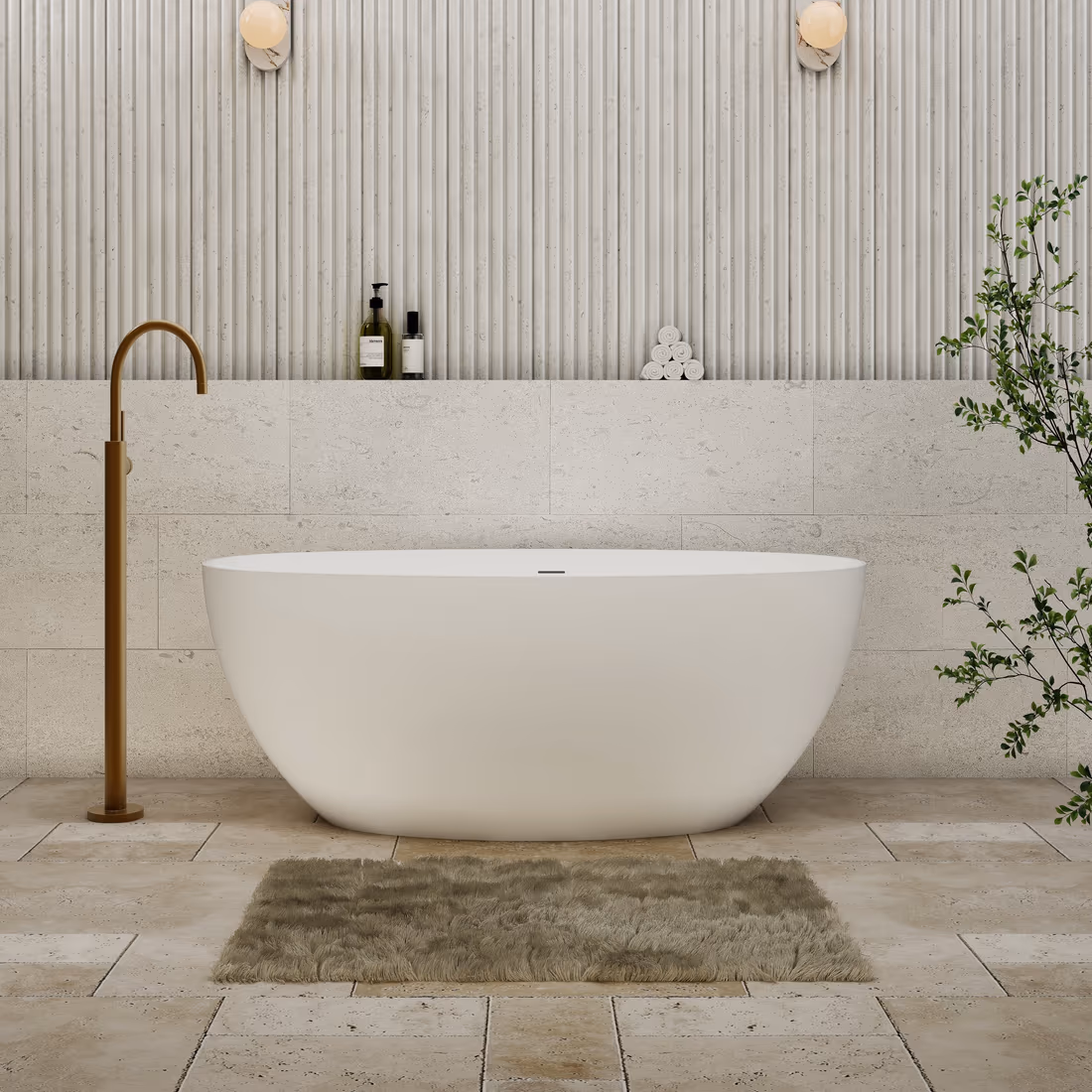 Cassa Design Egg Shell Bathtub — Gloss or Matte White