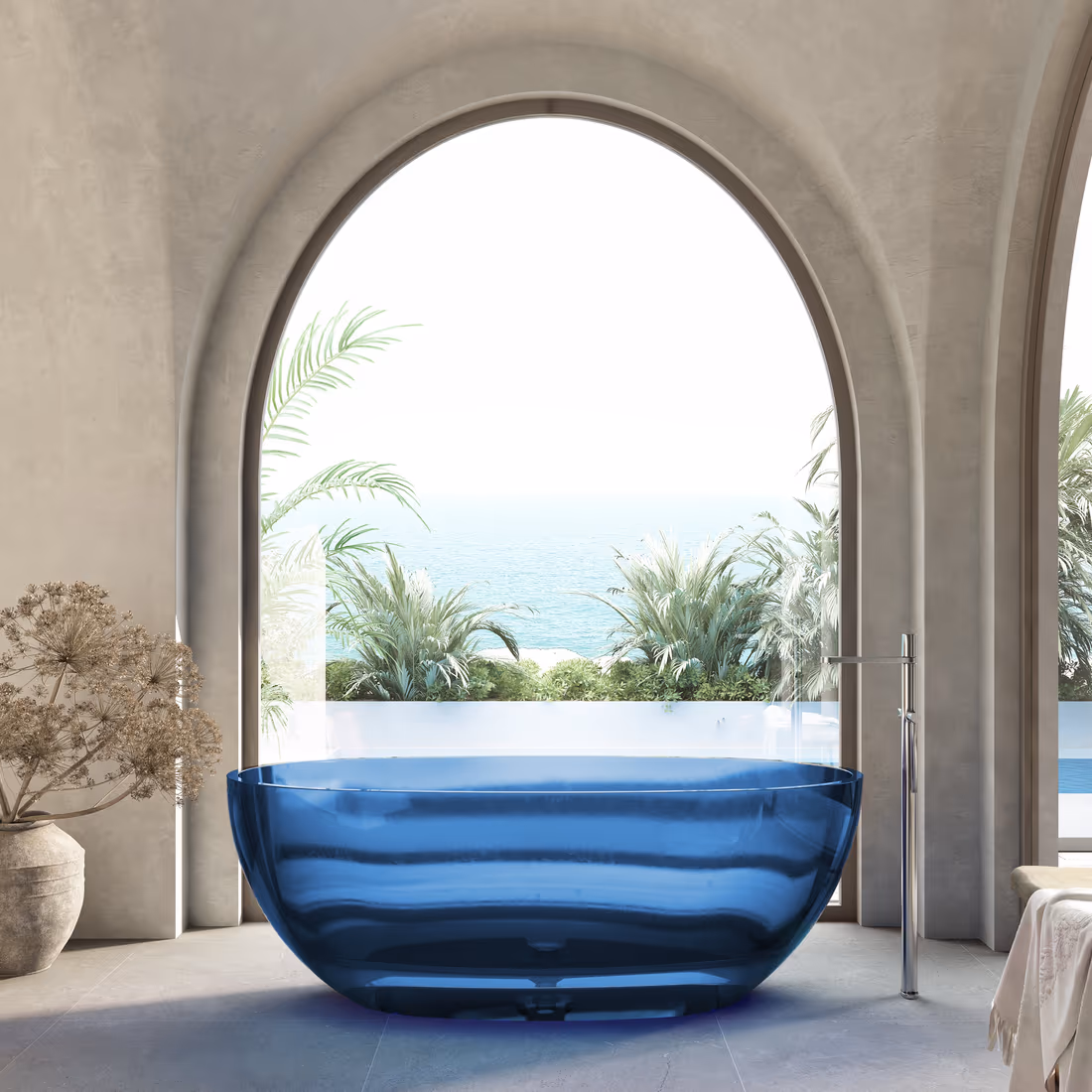 Sky Blue — Cool, Coastal Translucency