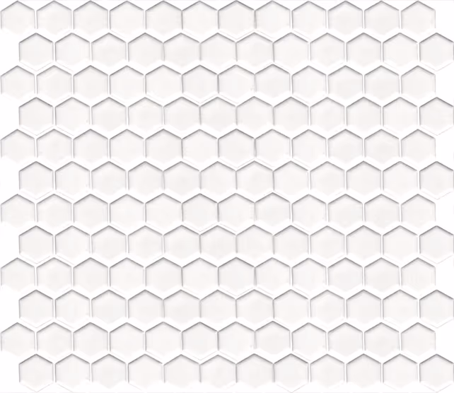 Ace Ceramics Penny & Hex — Classic Small Hexagon