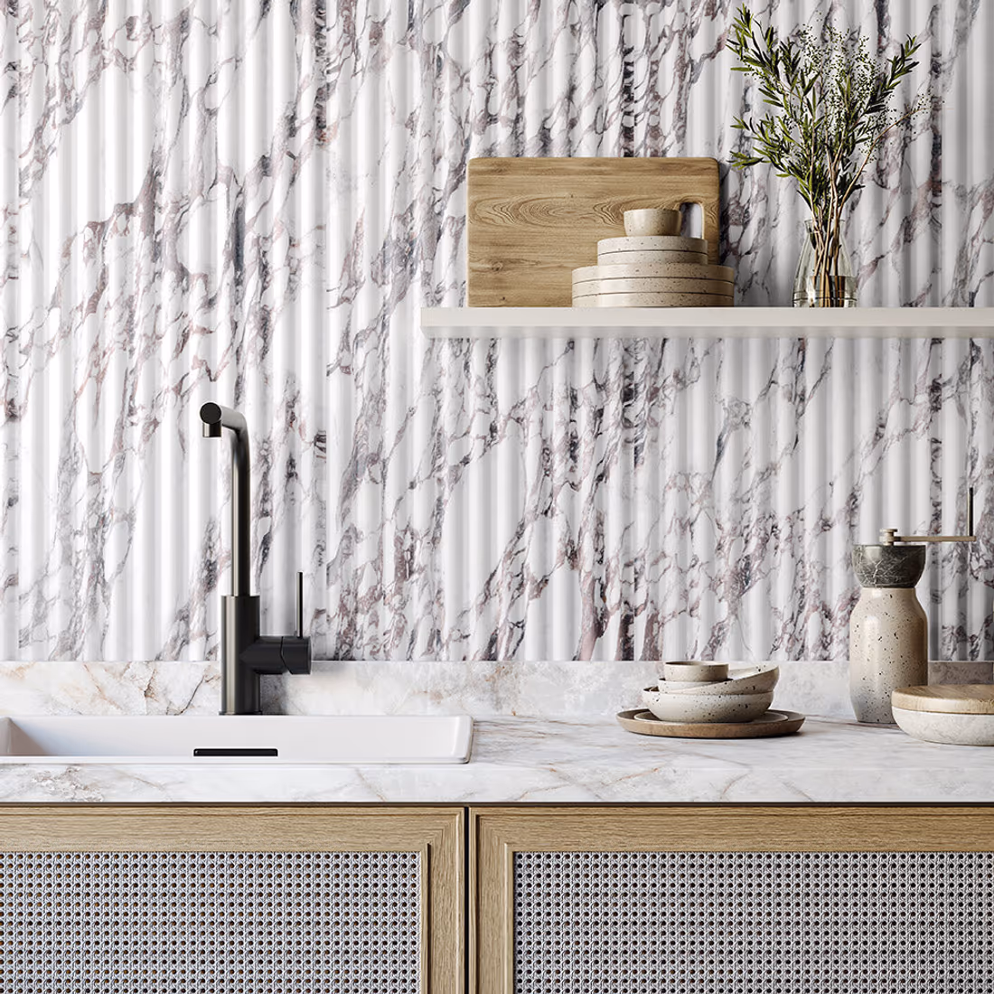 Fluted & Feature Finishes