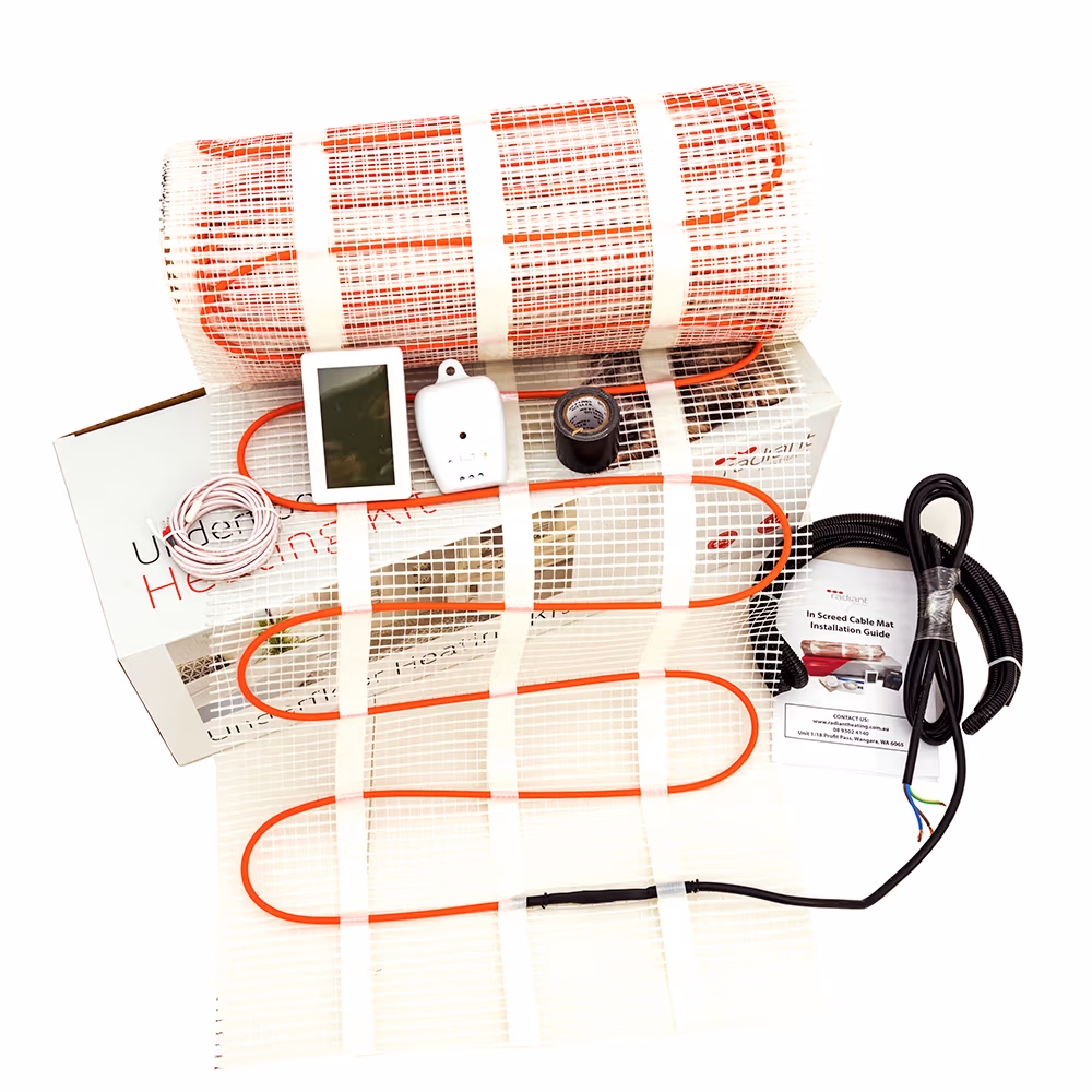 Radiant In-Screed Cable Mat Kit — 3m² / 600W
