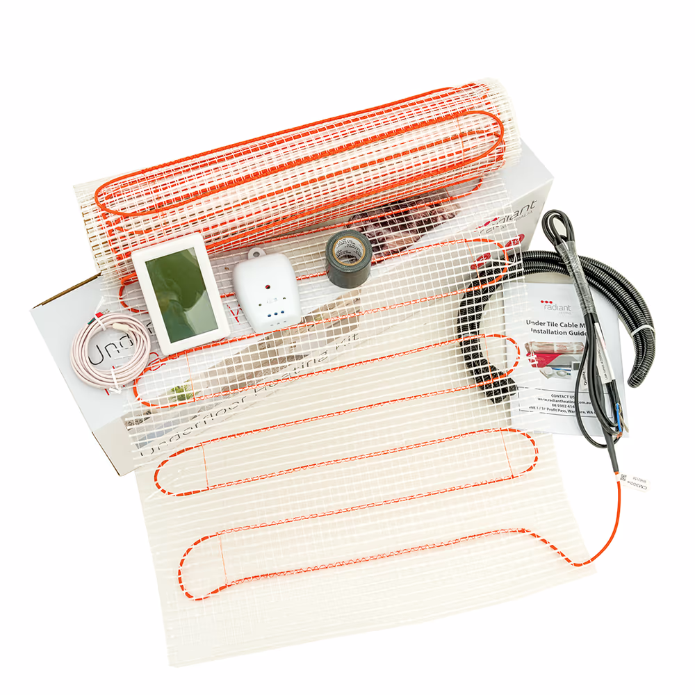 Radiant Under-Tile Cable Mat Kit — 3m² / 600W